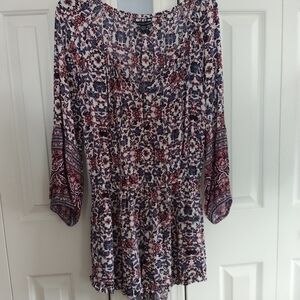 American Eagle Outfitter Boho Floral Print Romper M